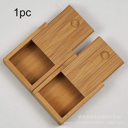 抽拉盖竹木盒简约小饰品包装木盒木制品加工首饰包装收纳盒批发